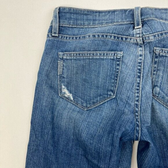 Paige Womens Verdugo Ultra Skinny Jeans Blue Distressed Low Rise 25 Waist - Picture 3 of 10